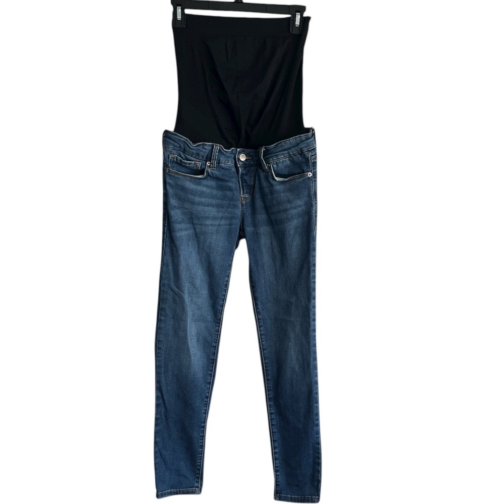 Blanqi Denim Maternity Belly Support Skinny‎ Jeans 4